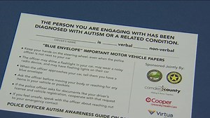 Camden County ‘Blue Envelope Program’ to help drivers with autism