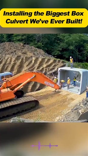 Watch How a Massive Box Culvert Comes Together Piece by Piece.#construction#culvertinstallation #heavyequipment#excavation#engineering#infrastructure#bigbuild#constructionlife | DJ.