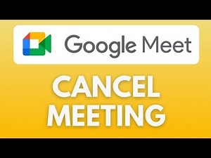 How To Cancel Meeting in Google Meet | Delete Meeting | Google Meet Tutorial