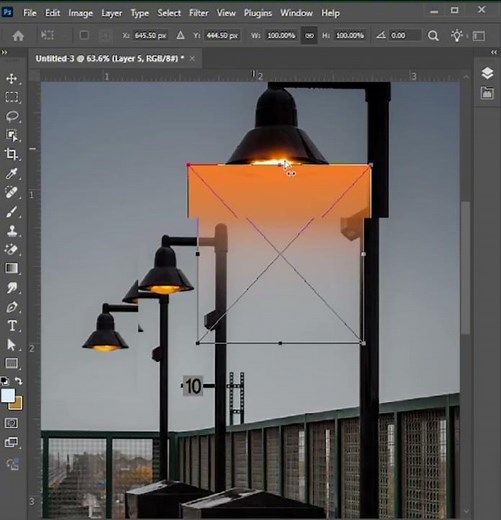 Adobe Photoshop Tutorial Shot light Effect #somorthonlearning