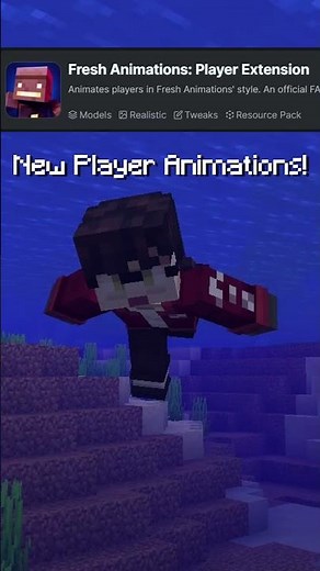 Minecraft JAVA Player Animations pack! | Fresh Animations - Player Extension