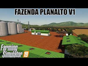 FAZENDA PLANALTO MAPA BR GIGANTESCO + DOWNLOAD || FARMING SIMULATOR 19
