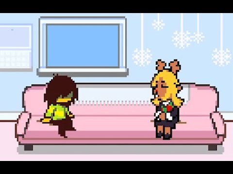 DELTARUNE Chapter 4 - P R O C E E D (Weird Route Scene) (ORIGINAL VERSION)