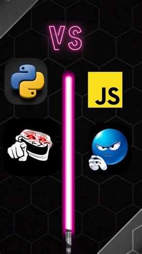 python vs JavaScript. 💀 #python