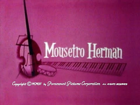 Herman and Katnip - "Mousetro Herman" (1956) FULL CARTOON! [480p/SD]