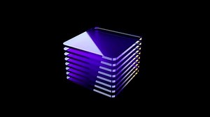 Abstract Holographic Glass Stack Animation Stock Footage Video (100% Royalty-free) 3934649835 | Shutterstock