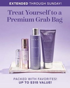 ✨ OFFER EXTENDED ✨ Grab a Premium Grab Bag for ONLY (VIP: $30 | MP: $25) when you spend (VIP: $84 | MP: $69). Elevate your hair and skincare routine and seize the savings now 💖 #monat #monathair #monatskin | MONAT
