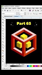 Graphic Design Part 65।। Design Tutorial।। Tips & Trick।। #coreldraw #design #tutorial #shorts