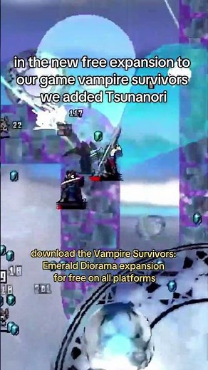 vampire survivors emerald diorama free expansion out now! 💎