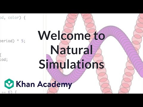 Welcome to Natural Simulations | Computer programming | Khan Academy