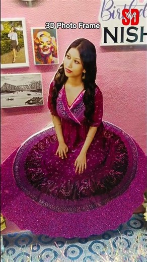 DIY 3D Birthday Photo Frame: EASIEST Custom Gift Idea! 🎁