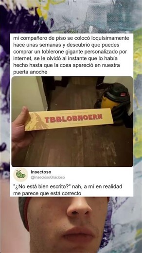 Compro Un Toblerone Gigante Borracho Y Lleg Tbblobnoern