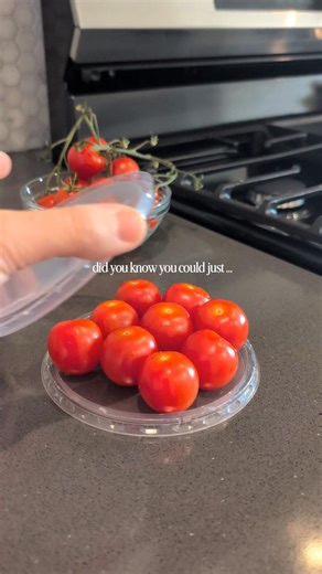 HOW TO CUT CHERRY TOMATOES ✨