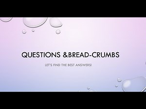 MFT National Exam -Bread Crumbs to weekly questions