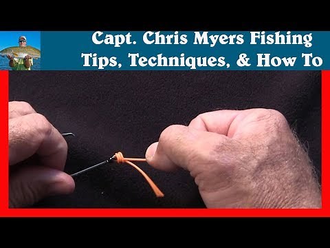 Uni Knot - How to tie a Uni Knot - Fishing Knots
