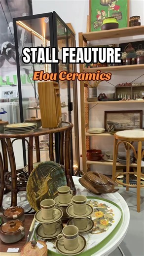 Shop gorgeous handmade pieces from Elou Ceramics @ Market Fair Preston, open 10 - 5 every day! #vintage #vintagedecor #ceramics #handmade #market