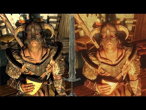 Skyrim Vanilla vs Skyrim Ultra Modded 2020 Texture Pack & K enb 4K