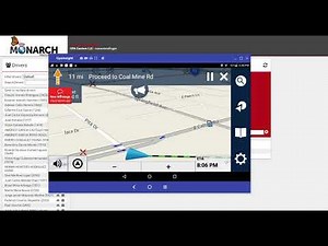 Monarch Tracking- Mandar ruta y mensajes en la tablet