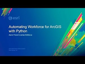 Automating Workforce for ArcGIS with Python