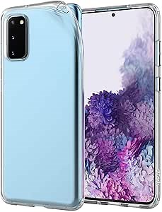 JETech Case for Samsung Galaxy S20 5G (2020), Premium TPU Material, Shock Proof (Clear)