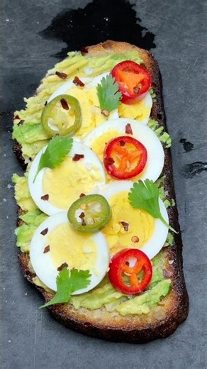 Pickled Sriracha Egg Avocado Toast
