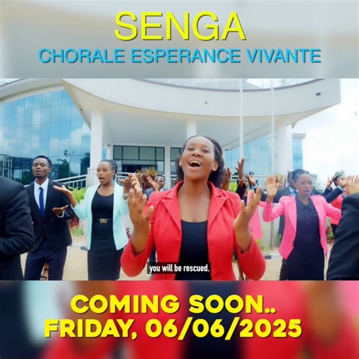 chorale esperance vivante on Instagram: "Akira ubutumwa bwiza bwa Chorale Esperance Vivante binyuze mundirimbo yitwa "SENGA". Kora Share Like, Comment and Subscribe"