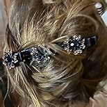 Sparkling Crystal Stone Braided Hair Clips, 2024 New Women's Braided Hair Clip, Short Hair Clips Duckbill Clips, Braided Hair Clip for Ladies and Girls Crystal Stone (Star-E)