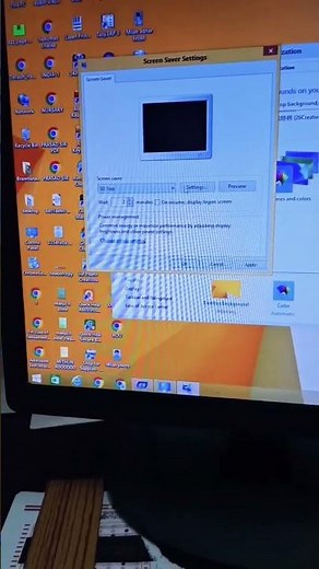steps to change screen saver in computer #computerinstitute? #computercourses #screensaver