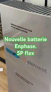🇫🇷NEW ENPHASE FLEX storage battery