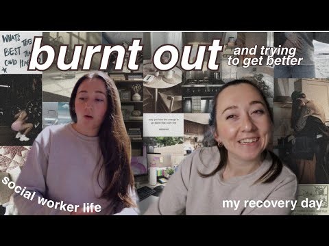 life as a social worker fighting burnout: self-care day, vision board, & mental health check-in 💭🌷📖