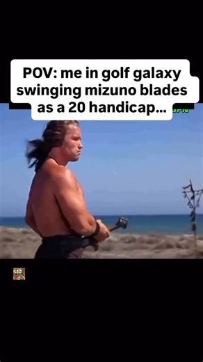 Growing_up_Golf on Instagram: "Me pulling out blades like I’m Conan the Barbarian ⚔️⛳️ Zero forgiveness. Zero margin for error. Maximum ego. Deep down I know I need cavity backs and therapy… but we’re choosing violence instead 😂 👉 Follow @growing_up_golf_guys 👉 Subscribe to growing_up_golf on YouTube #BladeLife #NoForgiveness #GrowingUpGolfGuys #GolfEgo #ScratchDreams"