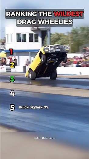 Ranking The WILDEST Drag Wheelies