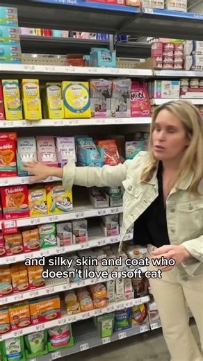 see us on the shelves in the cat food aisle 😉 #saltycat #walmart #catfood #cattreats #shopping