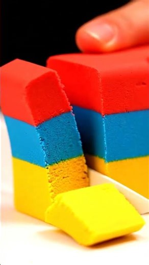 This Smooth Clay Slice Is Hypnotic 🟤 ASMR