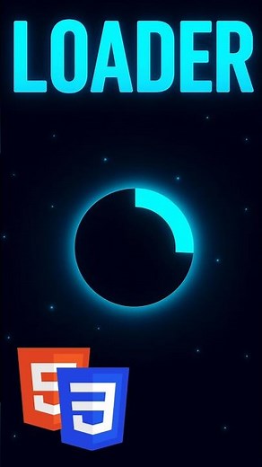 Modern Loading Animation Using HTML, CSS & JavaScript