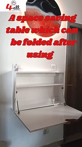 21K views · 30 reactions | Wall Mounted Laptop Table Size: Length (60 cm), Width (12 cm), Height (40 cm). #ComputerTable | 4ell.biz | Facebook