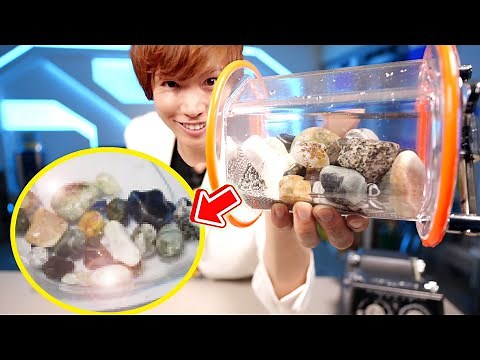 The result of polishing river stones for two weeks... [Experiment] Possibility science challenge