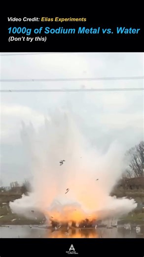 Sodium Metal Vs. Water experiment  Why does sodium explode in...