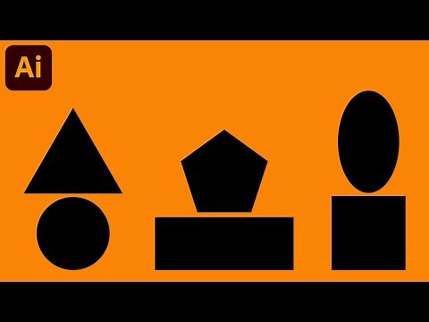 Adobe Illustrator - Formen erstellen Dreieck, Rechteck, Kreis
