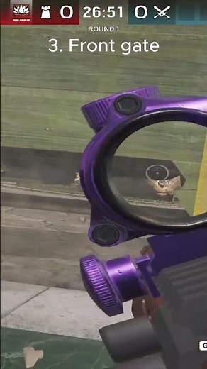 Top 5 Spawn Peek Spots That Dominate Emerald Plains! #r6s #r6siege #gaming #shorts
