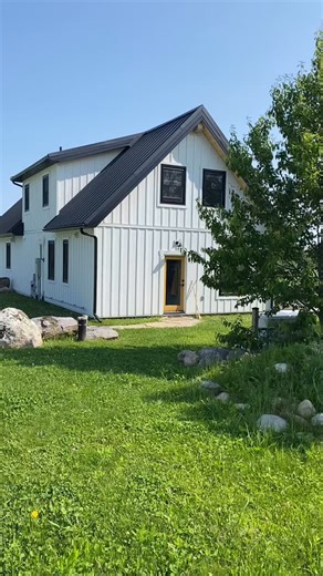 Every front door leads somewhere special — this one leads home. 🤍 Built with heart, built Legendary. www.legendarycustomhomes.ca #WelcomeHome #CustomHomeBuilder #legendarygroup #legendaryhome | Legendary Group - Custom Timber Frame Prefab Homes