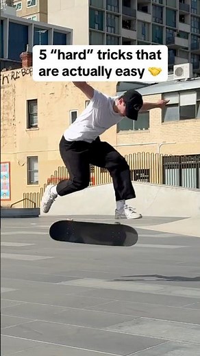 5 "Hard" Skateboard Tricks That Are EASY
