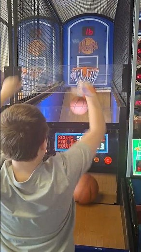 NBA hoops at Chuck E cheese