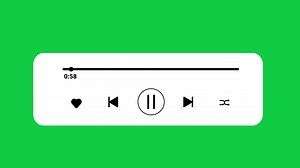 Download Music Player Green Screen for free