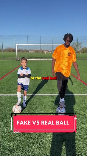 Fake vs Real World Cup Ball: Kid Lewandowski vs Pro