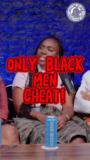 So only black Men cheat? Meanwhile Dr.Umar said men should be held responsible for a woman decision