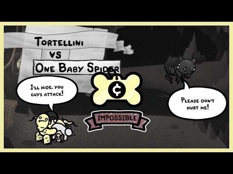 Mewgenics Spinnerette impossible difficulty boss fight - Solo thief