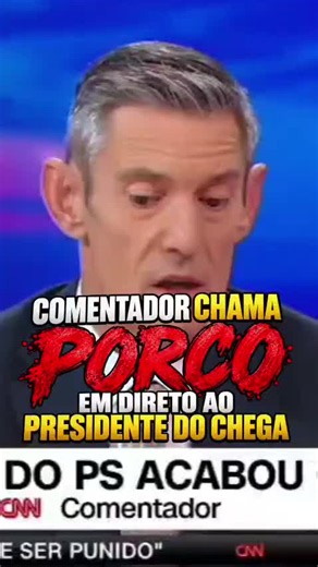 Não é exclusivo de nenhum canal, em todo o lado há comentadores ditos independentes que todos sabemos que são marionetas do Governo ou do PS. Neste caso, é mais uma marioneta de Montenegro. Mas podia ao menos ter educação. E ter tido a coragem de me dizer isto cara a cara quando esteve no estúdio comigo. Tenho pena! #fyp #portugal🇵🇹🇵🇹🇵🇹🇵🇹🇵🇹 #andreventura