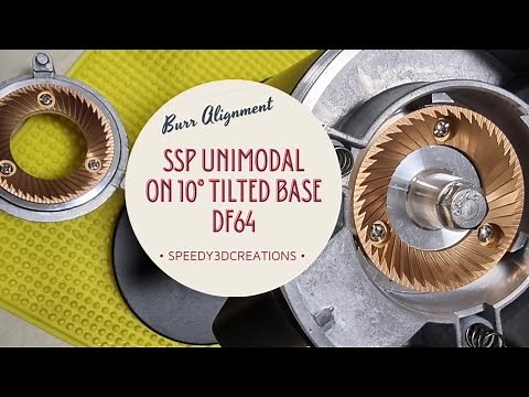 DF64 Burr Alignment | SSP multipurpose or Unimodal | On 10°Tilted Base
