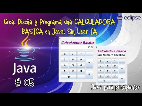 Crea, Diseña y Programa una CALCULADORA BASICA en Java, Sin Usar IA #java #tutoriales
